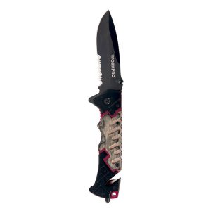 Cuchillo Pleg 3.5" Acero Inoxidable Anodizado. Corta Cordón