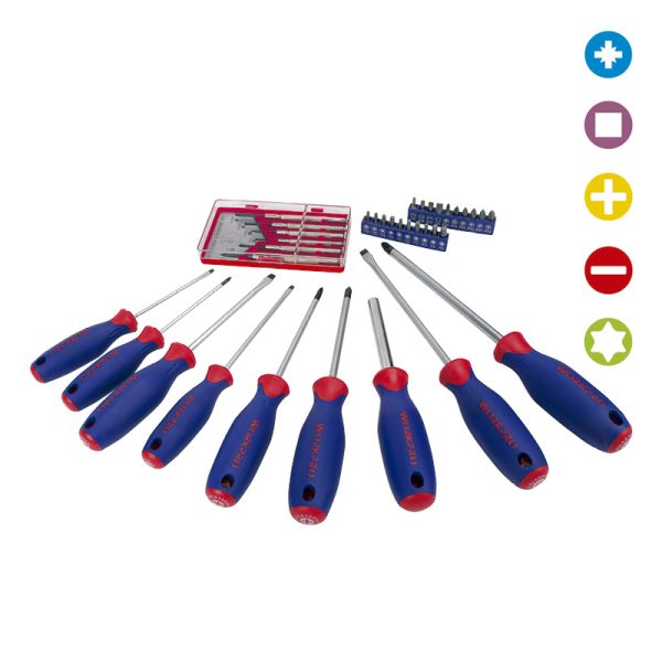 Juego 37 Destornilladores 6 Piezas Precision Bi-Material / 20 Puntas