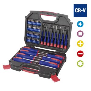 Juego 56 Destornilladores / Puntas Caja Plástica