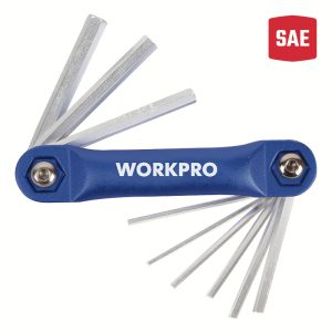 Set llaves allen tipo navaja 9 pz sae aluminio i4 o24