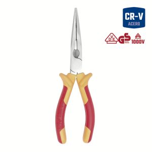 Pinza Punta Aislada Norma VDE CR-V 150mm (6") Electricista
