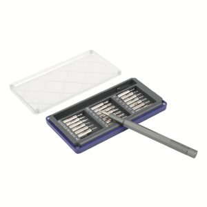 Juego De Destornilladores De Precisión De 21 Piezas Con Manija De Aluminio