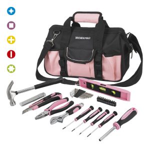 Juego De Herramientas Rosas De 39 Piezas