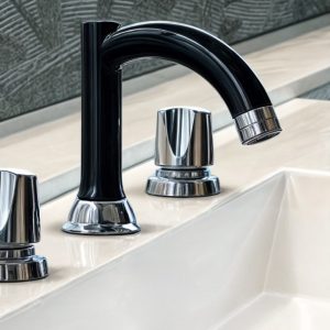 Mezcladora de Baño Negra para Lavatorio