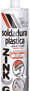 SOLDADURA PLASTICA KINK-GOTA GRIS ECARTUCHO DE 280 CM3