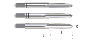 2301-J.MACH. HSS DIN352 M3*50 6H