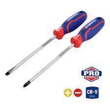 Juego De Destornilladores De 2 Piezas (PH 2x150 MM , Plano 6.5x150 MM)